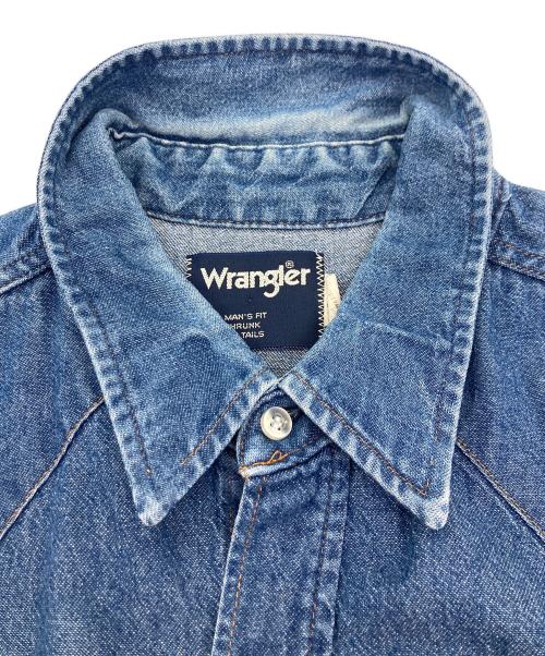 Wrangler（ラングラー）Wrangler (ラングラー) 80sデニムシャツ インディゴ サイズ:SIZE 36の古着・服飾アイテム