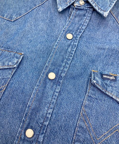 Wrangler（ラングラー）Wrangler (ラングラー) 80sデニムシャツ インディゴ サイズ:SIZE 36の古着・服飾アイテム