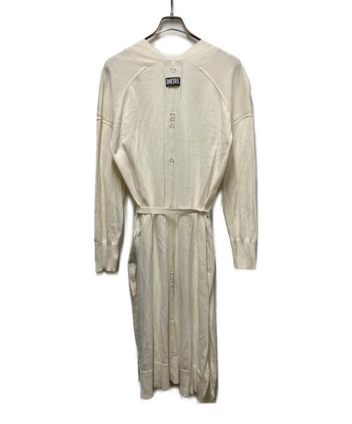 DIESEL（ディーゼル）DIESEL (ディーゼル) M-JAPPY ロングカーディガン ベージュ サイズ:2の古着・服飾アイテム