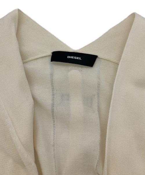 DIESEL（ディーゼル）DIESEL (ディーゼル) M-JAPPY ロングカーディガン ベージュ サイズ:2の古着・服飾アイテム