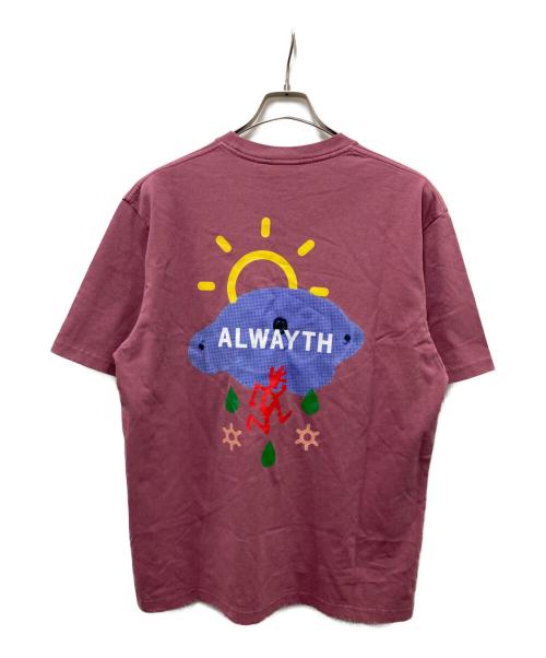 GRAMICCI（グラミチ）GRAMICCI (グラミチ) ALWAYTH (オールウェイズ) GRAPHIC T-SHIRT レッド サイズ:M 未使用品の古着・服飾アイテム