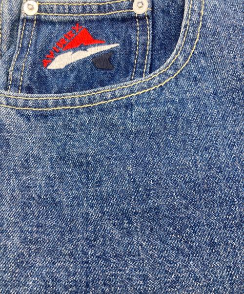 AVIREX（アヴィレックス）AVIREX (アヴィレックス) デニムペインターパンツ インディゴ サイズ:Lの古着・服飾アイテム