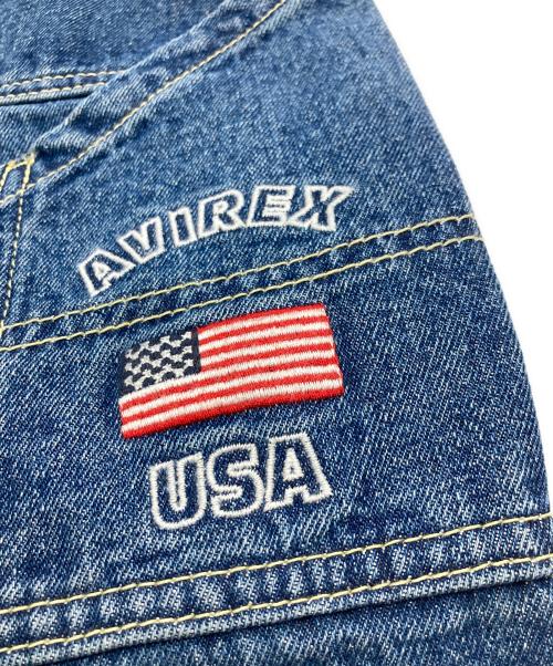 AVIREX（アヴィレックス）AVIREX (アヴィレックス) デニムペインターパンツ インディゴ サイズ:Lの古着・服飾アイテム