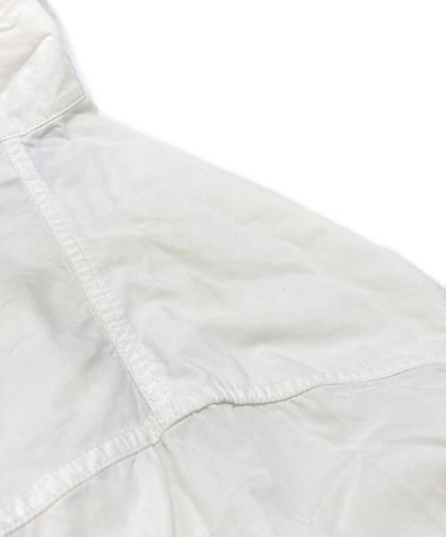 Power Of The White SHIRT Yohji Yamamoto（パワーオブザホワイトシャツヨウジヤマモト）Power Of The White SHIRT Yohji Yamamoto (パワーオブザホワイトシャツヨウジヤマモト) SHIRT WITH CHIN FLAP DETAIL/シャツウィズチンフラップディテール ホワイト サイズ:2の古着・服飾アイテム