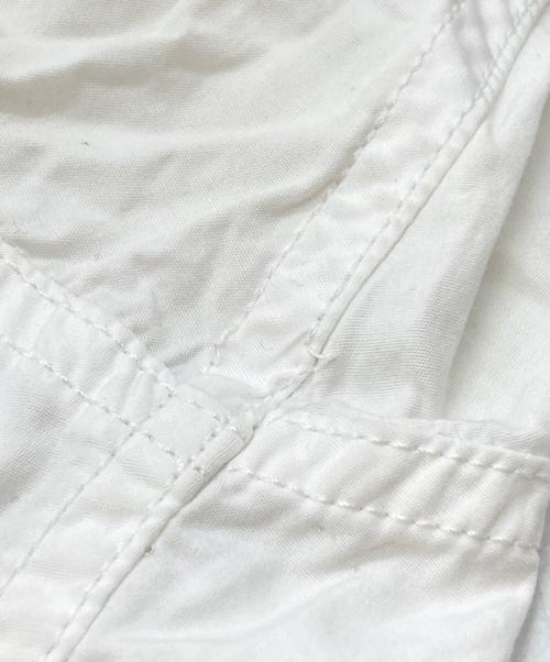 Power Of The White SHIRT Yohji Yamamoto（パワーオブザホワイトシャツヨウジヤマモト）Power Of The White SHIRT Yohji Yamamoto (パワーオブザホワイトシャツヨウジヤマモト) SHIRT WITH CHIN FLAP DETAIL/シャツウィズチンフラップディテール ホワイト サイズ:2の古着・服飾アイテム