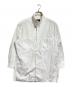 Power Of The White SHIRT Yohji Yamamoto（パワーオブザホワイトシャツヨウジヤマモト）の古着「SHIRT WITH CHIN FLAP DETAIL/シャツウィズチンフラップディテール」｜ホワイト