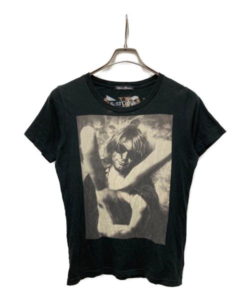 Hysteric Glamour（ヒステリックグラマー）Hysteric Glamour (ヒステリックグラマー) カートコバーンフォトグラフィックTシャツ ブラック サイズ:Freeの古着・服飾アイテム