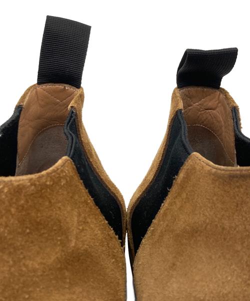 DRIES VAN NOTEN（ドリスヴァンノッテン）DRIES VAN NOTEN (ドリスヴァンノッテン) スウェードサイドゴアブーツ ブラウン サイズ:	SIZE 41　（約25.5cm〜26.0cm）の古着・服飾アイテム