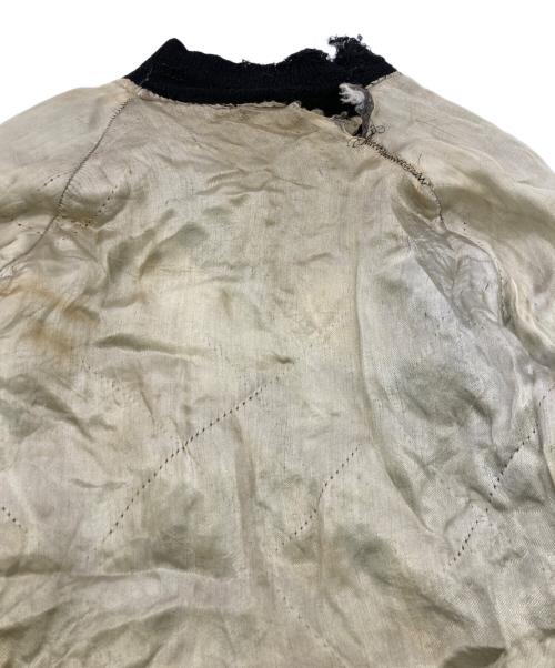 USED（ユーズド）USED (ユーズド) 別珍×サテンリバーシブルスカジャン ブラック サイズ:着丈49㎝ 身幅50㎝ 裄丈80㎝の古着・服飾アイテム