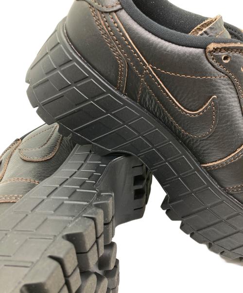 NIKE（ナイキ）NIKE (ナイキ) AIR JORDAN 1 BROOKLYN LOW BLACK/CACAO WOW-BLACK ブラック サイズ:	SIZE US7　(24cm）の古着・服飾アイテム