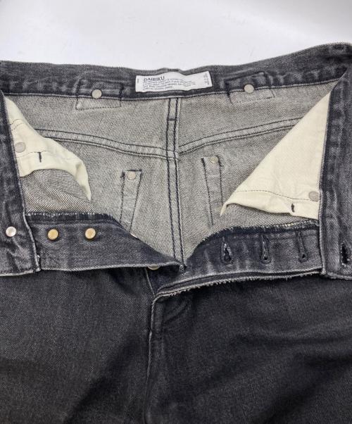 DAIRIKU（ダイリク）DAIRIKU (ダイリク) Coating Slim Denim Pants－コーティングスリムデニムパンツ ブラック サイズ:W29(73.5cm)の古着・服飾アイテム