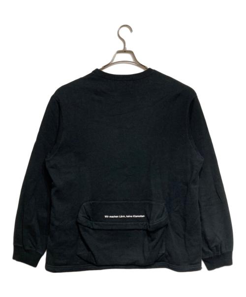UNDERCOVER（アンダーカバー）UNDERCOVER (アンダーカバー) バックポケット付SWEAT/スウェット ブラック サイズ:4の古着・服飾アイテム
