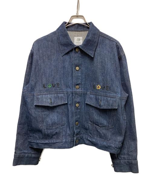 DARENIMO（ダレニモ）DARENIMO (ダレニモ) 刺繍デニムジャケット インディゴ サイズ:２の古着・服飾アイテム