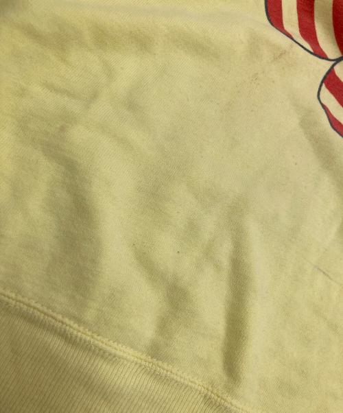 USED（ユーズド）USED (ユーズド) 星条旗フラワープリント半袖スウェット イエロー サイズ:‐の古着・服飾アイテム