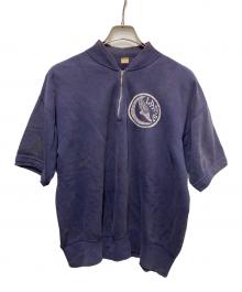 RUSSELL SOUTHERN（ラッセルサザン）の古着「60s ハーフジップ半袖スウェット」｜ネイビー