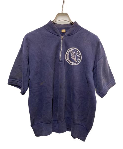 RUSSELL SOUTHERN（ラッセルサザン）RUSSELL SOUTHERN (ラッセルサザン) 60s ハーフジップ半袖スウェット ネイビー サイズ:XLの古着・服飾アイテム