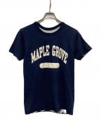 Championチャンピオン）の古着「ダブルフェイスTシャツ」｜ネイビー