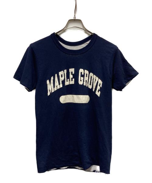 Champion（チャンピオン）Champion (チャンピオン) ダブルフェイスTシャツ ネイビー サイズ:Sの古着・服飾アイテム