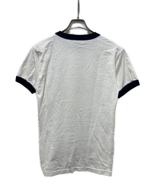 ALSTYLE APPAREL & ACTIVEWEAR（アレスタイルアパレル＆アクティブウェア）ALSTYLE APPAREL & ACTIVEWEAR (アレスタイルアパレル＆アクティブウェア) ムービープリントリンガーTシャツ ホワイト サイズ:Sの古着・服飾アイテム