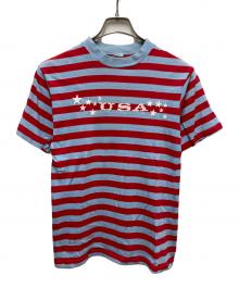 Champion（チャンピオン）の古着「70sボーダーTシャツ」｜ブルー×レッド
