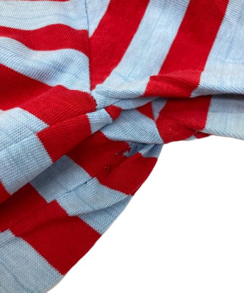 Champion（チャンピオン）Champion (チャンピオン) 70sボーダーTシャツ ブルー×レッド サイズ:Sの古着・服飾アイテム