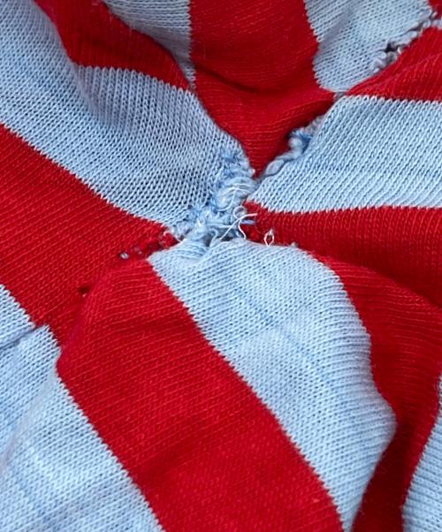 Champion（チャンピオン）Champion (チャンピオン) 70sボーダーTシャツ ブルー×レッド サイズ:Sの古着・服飾アイテム