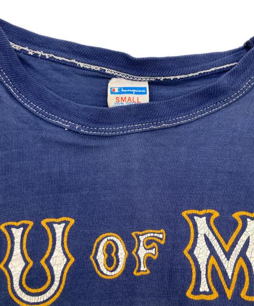 Champion（チャンピオン）Champion (チャンピオン) 70sロングスリーブカットソー ネイビー サイズ:Sの古着・服飾アイテム