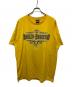 HARLEY-DAVIDSON（ハーレーダビッドソン）の古着「COLUMBIA.SGプリントTシャツ」｜イエロー