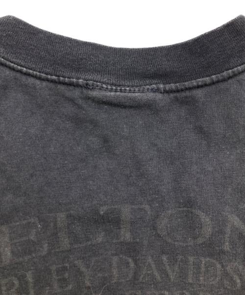 HARLEY-DAVIDSON（ハーレーダビッドソン）HARLEY-DAVIDSON (ハーレーダビッドソン) SMITHFIELD,NC 100YEARS 3DプリントTシャツ ブラック サイズ:Lの古着・服飾アイテム