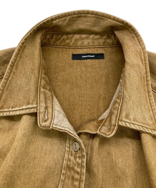 JOURNAL STANDARD（ジャーナルスタンダード）JOURNAL STANDARD (ジャーナルスタンダード) ライトオンスデニムクロップドシャツ ベージュ サイズ:	SIZE Freeの古着・服飾アイテム