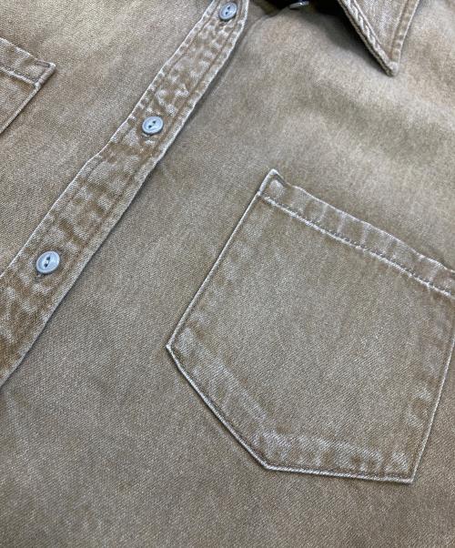 JOURNAL STANDARD（ジャーナルスタンダード）JOURNAL STANDARD (ジャーナルスタンダード) ライトオンスデニムクロップドシャツ ベージュ サイズ:	SIZE Freeの古着・服飾アイテム