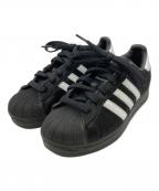adidasアディダス）の古着「Superstar II ローカットスニーカー」｜ブラック×ホワイト