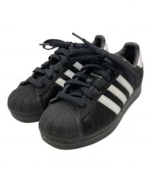 adidas（アディダス）の古着「Superstar II ローカットスニーカー」｜ブラック×ホワイト