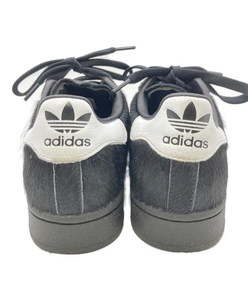 adidas（アディダス）adidas (アディダス) Superstar II ローカットスニーカー ブラック×ホワイト サイズ:	SIZE US6（23cm）の古着・服飾アイテム