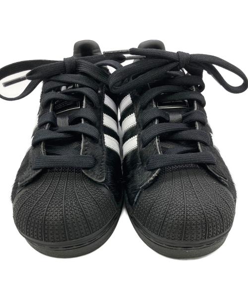 adidas（アディダス）adidas (アディダス) Superstar II ローカットスニーカー ブラック×ホワイト サイズ:	SIZE US6（23cm）の古着・服飾アイテム
