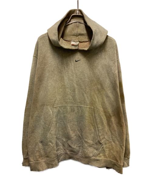 NIKE（ナイキ）NIKE (ナイキ) ロゴフーディ ベージュ サイズ:XLの古着・服飾アイテム