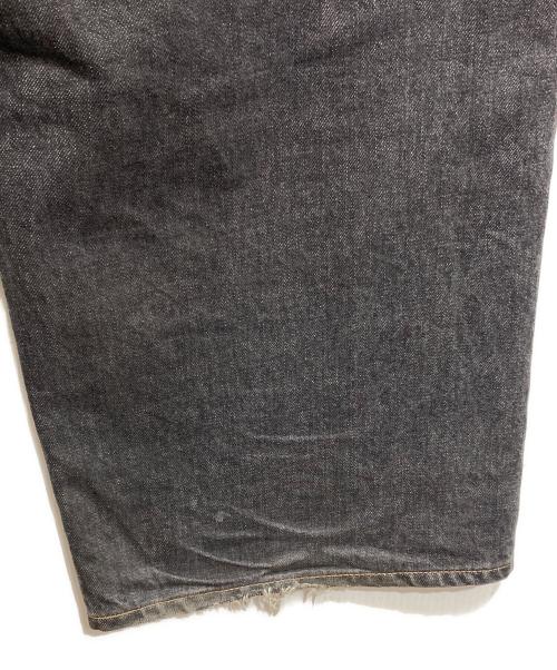 KAPITAL（キャピタル）KAPITAL (キャピタル) キナリデニム ポートバギーパンツ/Natural denim port baggy pants ブラック サイズ:Sの古着・服飾アイテム