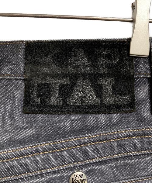 KAPITAL（キャピタル）KAPITAL (キャピタル) キナリデニム ポートバギーパンツ/Natural denim port baggy pants ブラック サイズ:Sの古着・服飾アイテム