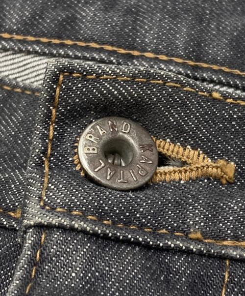 KAPITAL（キャピタル）KAPITAL (キャピタル) キナリデニム ポートバギーパンツ/Natural denim port baggy pants ブラック サイズ:Sの古着・服飾アイテム
