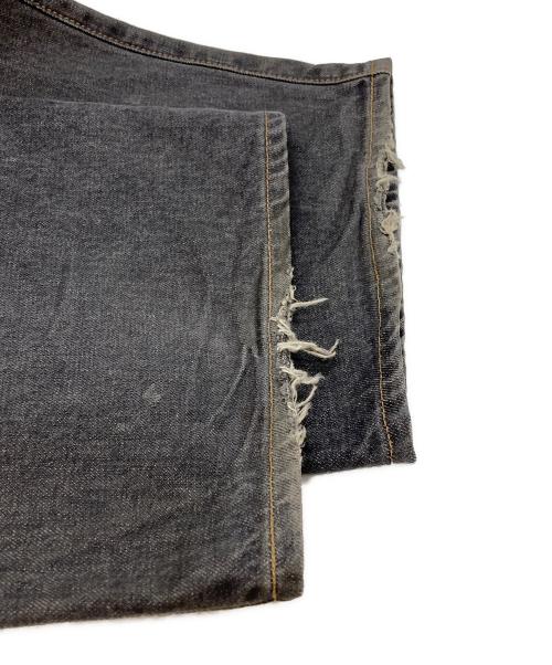 KAPITAL（キャピタル）KAPITAL (キャピタル) キナリデニム ポートバギーパンツ/Natural denim port baggy pants ブラック サイズ:Sの古着・服飾アイテム