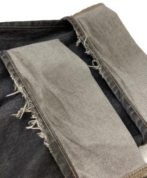 KAPITAL（キャピタル）KAPITAL (キャピタル) キナリデニム ポートバギーパンツ/Natural denim port baggy pants ブラック サイズ:Sの古着・服飾アイテム