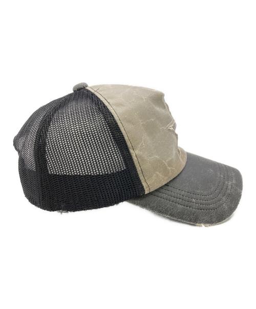 BEAMS（ビームス）BEAMS (ビームス) メッシュキャップ ブラック×ベージュ サイズ:Freeの古着・服飾アイテム
