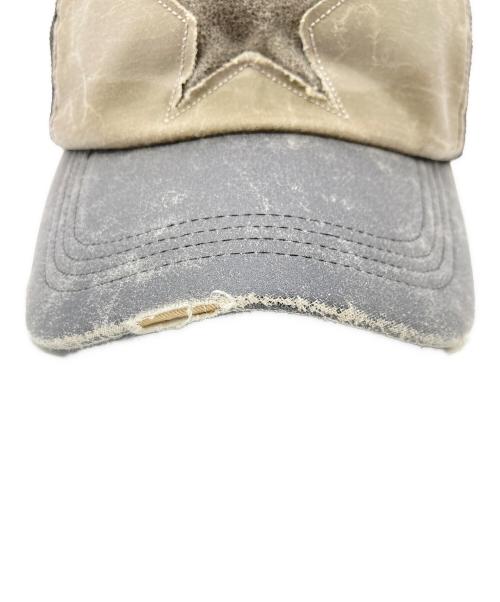 BEAMS（ビームス）BEAMS (ビームス) メッシュキャップ ブラック×ベージュ サイズ:Freeの古着・服飾アイテム