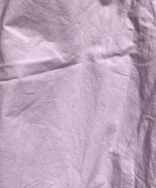 Curensology（カレンソロジー）Curensology (カレンソロジー) コットンリネンドロストパンツ/Cotton-Linen Drawstring Pants  パープル サイズ:Fの古着・服飾アイテム