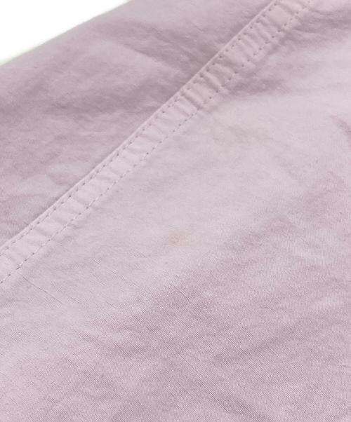Curensology（カレンソロジー）Curensology (カレンソロジー) コットンリネンドロストパンツ/Cotton-Linen Drawstring Pants  パープル サイズ:Fの古着・服飾アイテム