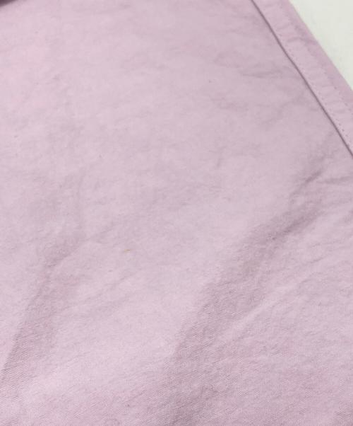 Curensology（カレンソロジー）Curensology (カレンソロジー) コットンリネンドロストパンツ/Cotton-Linen Drawstring Pants  パープル サイズ:Fの古着・服飾アイテム