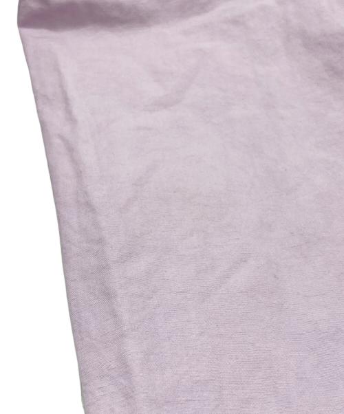 Curensology（カレンソロジー）Curensology (カレンソロジー) コットンリネンドロストパンツ/Cotton-Linen Drawstring Pants  パープル サイズ:Fの古着・服飾アイテム