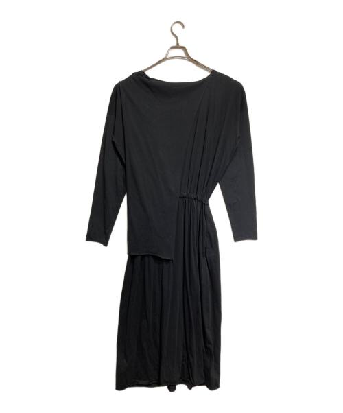 MM6 Maison Margiela（エムエムシックスメゾンマルジェラ）MM6 Maison Margiela (エムエムシックスメゾンマルジェラ) レイヤードワンピース/Layered dress ブラック サイズ:Sの古着・服飾アイテム