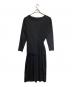 MM6 Maison Margiela (エムエムシックスメゾンマルジェラ) レイヤードワンピース/Layered dress ブラック サイズ:S：13000円