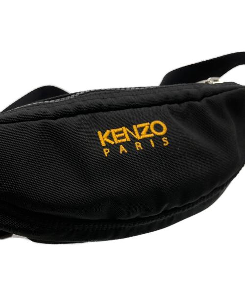 KENZO（ケンゾー）KENZO (ケンゾー) タイガーミニウエストバッグ ブラックの古着・服飾アイテム